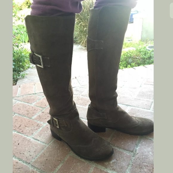 Tall Suede Boots by Restricted