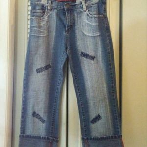 Preloved Mudd capri pants