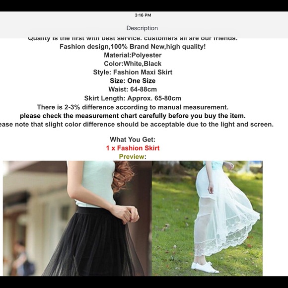 Black Lace Cute Skirt - Picture 4 of 4