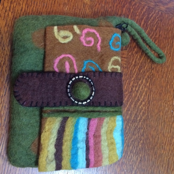 Artisan made felted purse