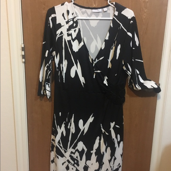 Black and white dress