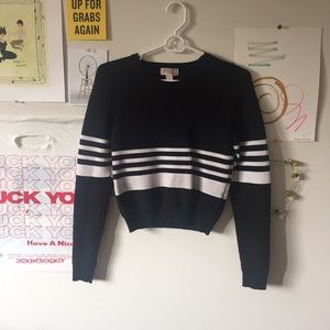 F21 Crop Sweater