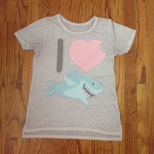 An "I ❤️ Sharks" shirt from Target(Lol Vintage).