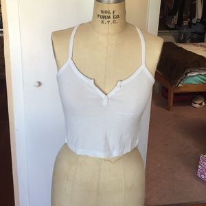 White button tank