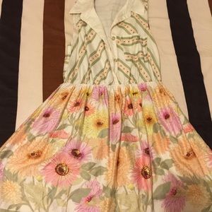 FLower pattern dress