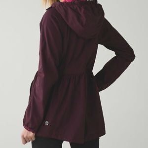 Lululemon reversible rain jacket.