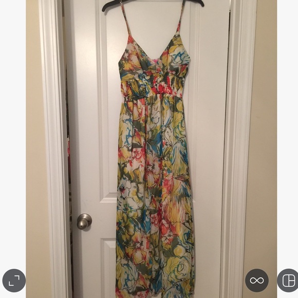 Multicolored maxi dress
