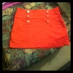 Red Mini Skirt
