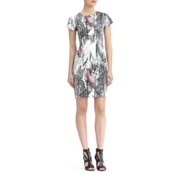 Rachel Roy Marble Print Sheath Dress