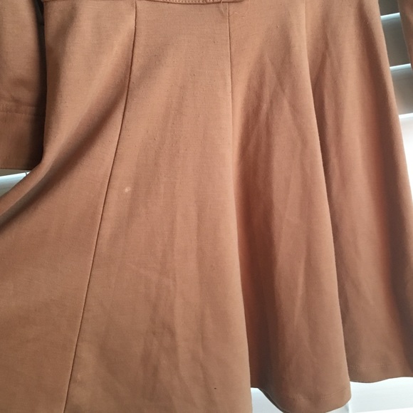 Button Down Collared A-line mini dress - Picture 2 of 2