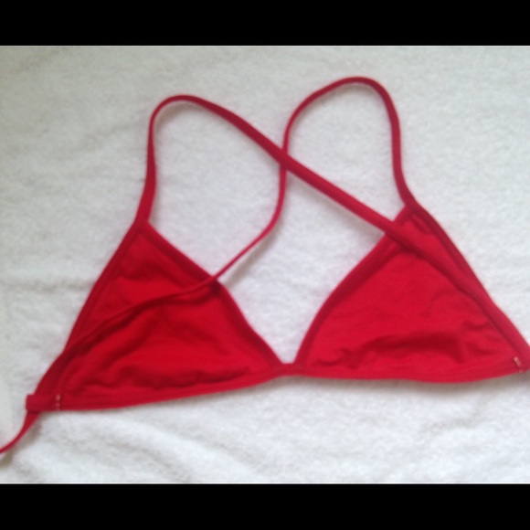 Pakaloha Bikinis Red Puamana Top - Picture 2 of 2