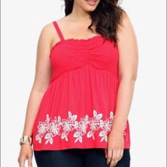 Red/coral blouse