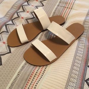 J. Crew size 9 white slides