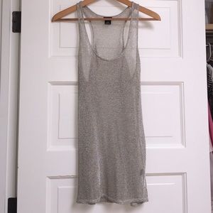 Club Monaco Metallic top