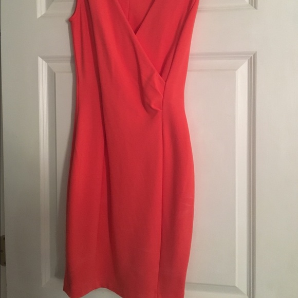 Zara Basic coral dress - new with tags - Picture 2 of 3