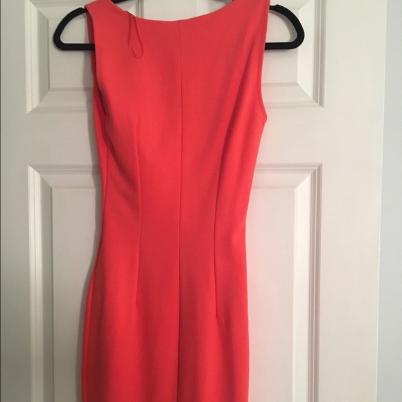Zara Basic coral dress - new with tags - Picture 3 of 3