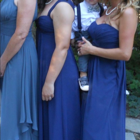 Navy bridesmaid dress