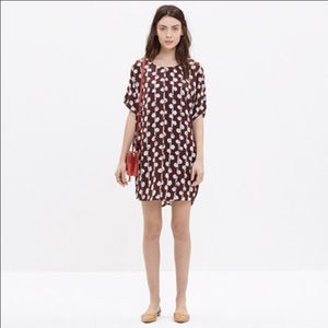 Madewell Batik Silk Tshirt Dress