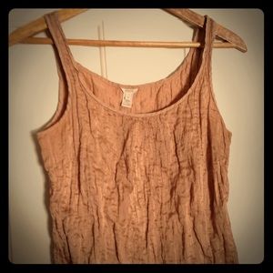 $89 J. Crew Silk/Cotton Tank - Blush Size 12