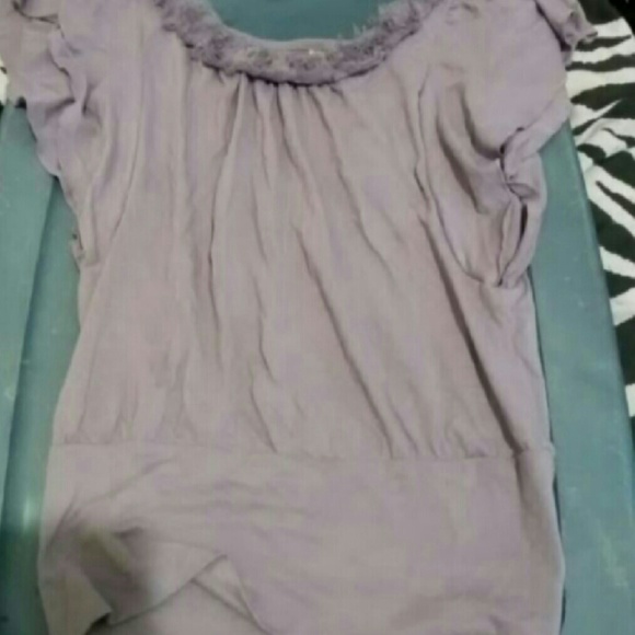 Lavender eyeshadow tunic