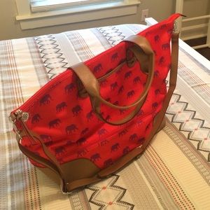 Stella & Dot LARGE elephant tote - NEVER USED