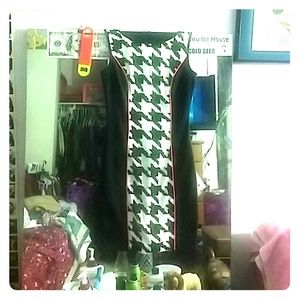 Black and white dress