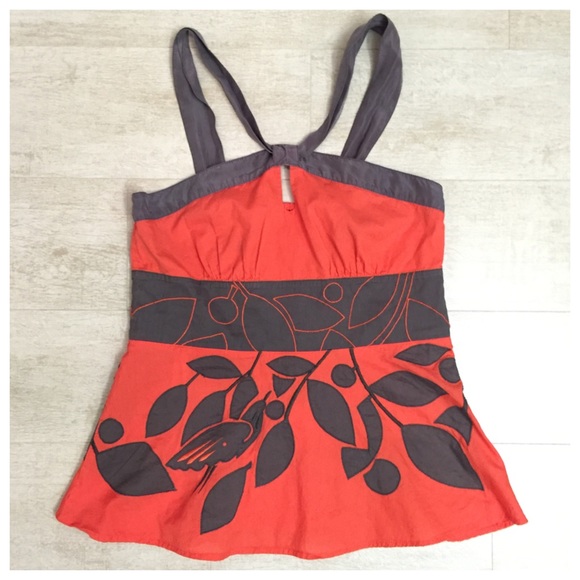 Anthropologie Boho Peplum Top