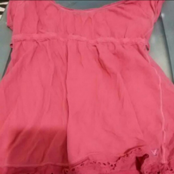 Pink American Eagle top