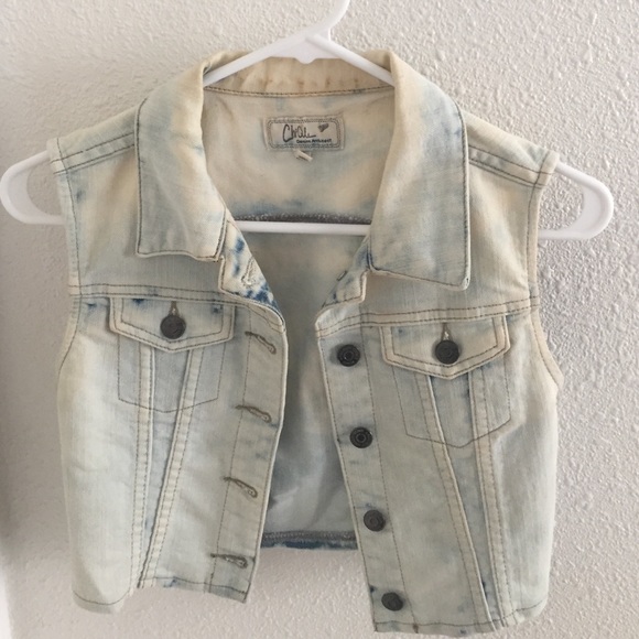 Light blue Jean vest - Picture 2 of 3