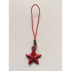 Red Star Cell Phone Charm