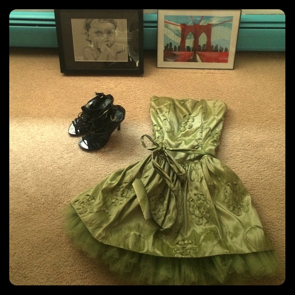 Green Cocktail Dress