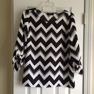 NWT The Limited zigzag blouse