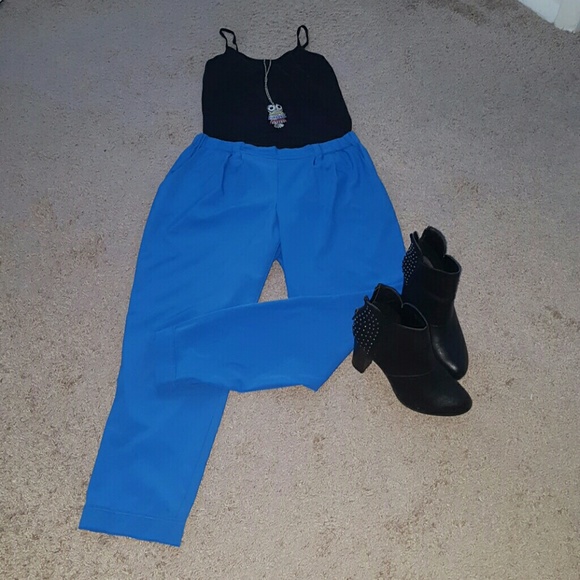 A. Byer Blue Trousers