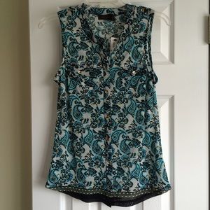 NWT The Limited Paisley Top + Gap jeans bundle