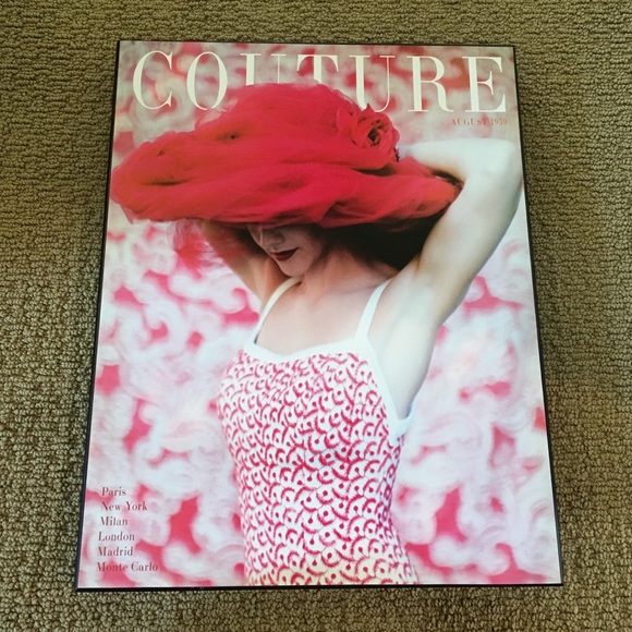 Vintage 16x20 Couture Poster on Wood