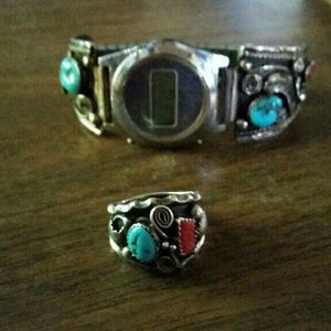 Sterling silver and turquoise