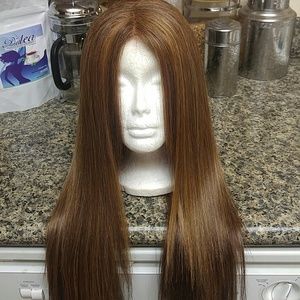 Brown/Caramel highlights lace wig