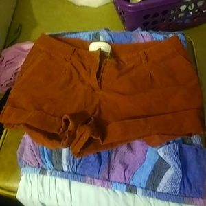 Burgandy shorts
