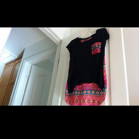 Black And Floral Top - Picture 1 of 1
