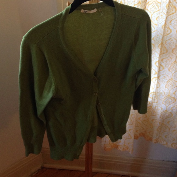 Green Cardigan