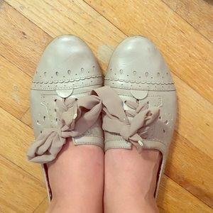 Steve Madden 8.5 P-Tabbi Nude Oxford Style Flats