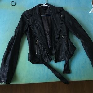 Leather jacket