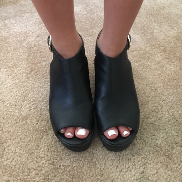 Top shop black booties