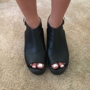 Top shop black booties