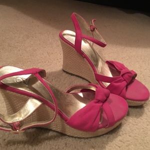 Pink shoes