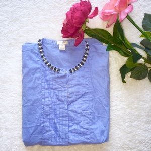 J. Crew jeweled neckline sleeveless top