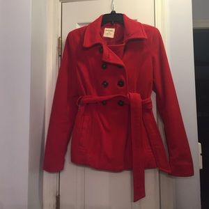 Red Peacoat.