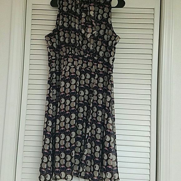 Whimsical Tie Necklace Dress - Picture 1 of 4