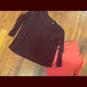 Two long sleeve shirts