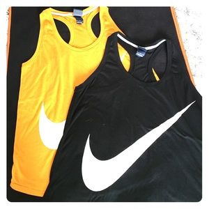 Nike cotton tank tops